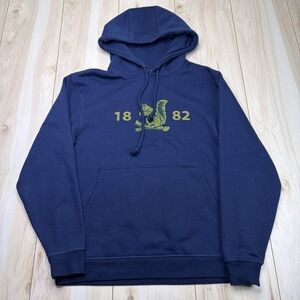 Levelwear THE COUNTRY CLUB Hoodie Golf Fleece Line Sweater Mens Small Navy Blue